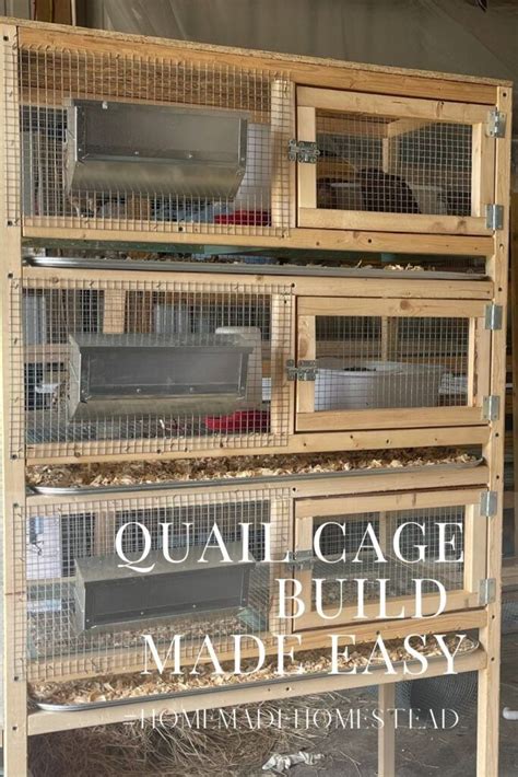 Quail Cage Build Made Easy .